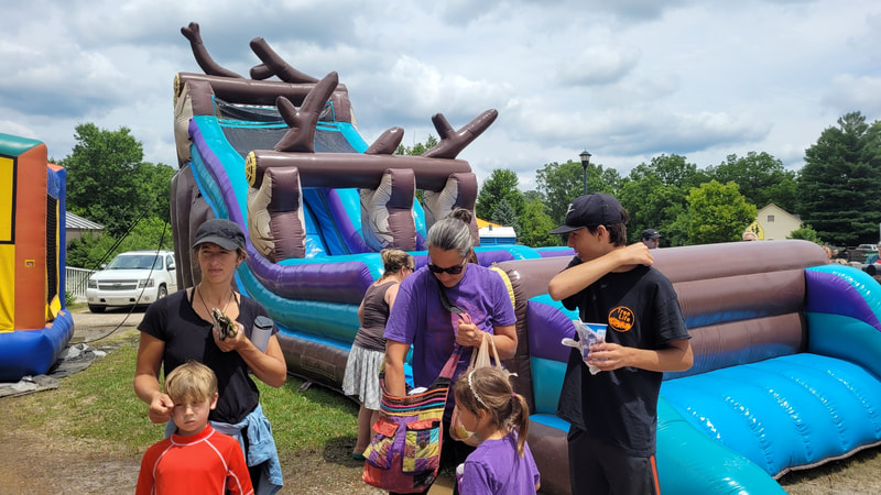 Kids at the festival